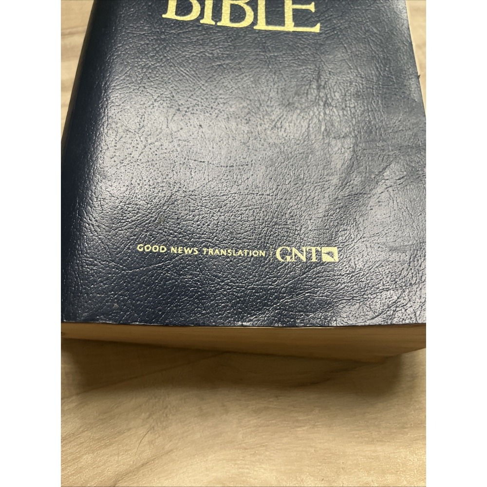Large Print GOOD NEWS BIBLE 1992 VG American Bible Society - Picture 2 of 8
